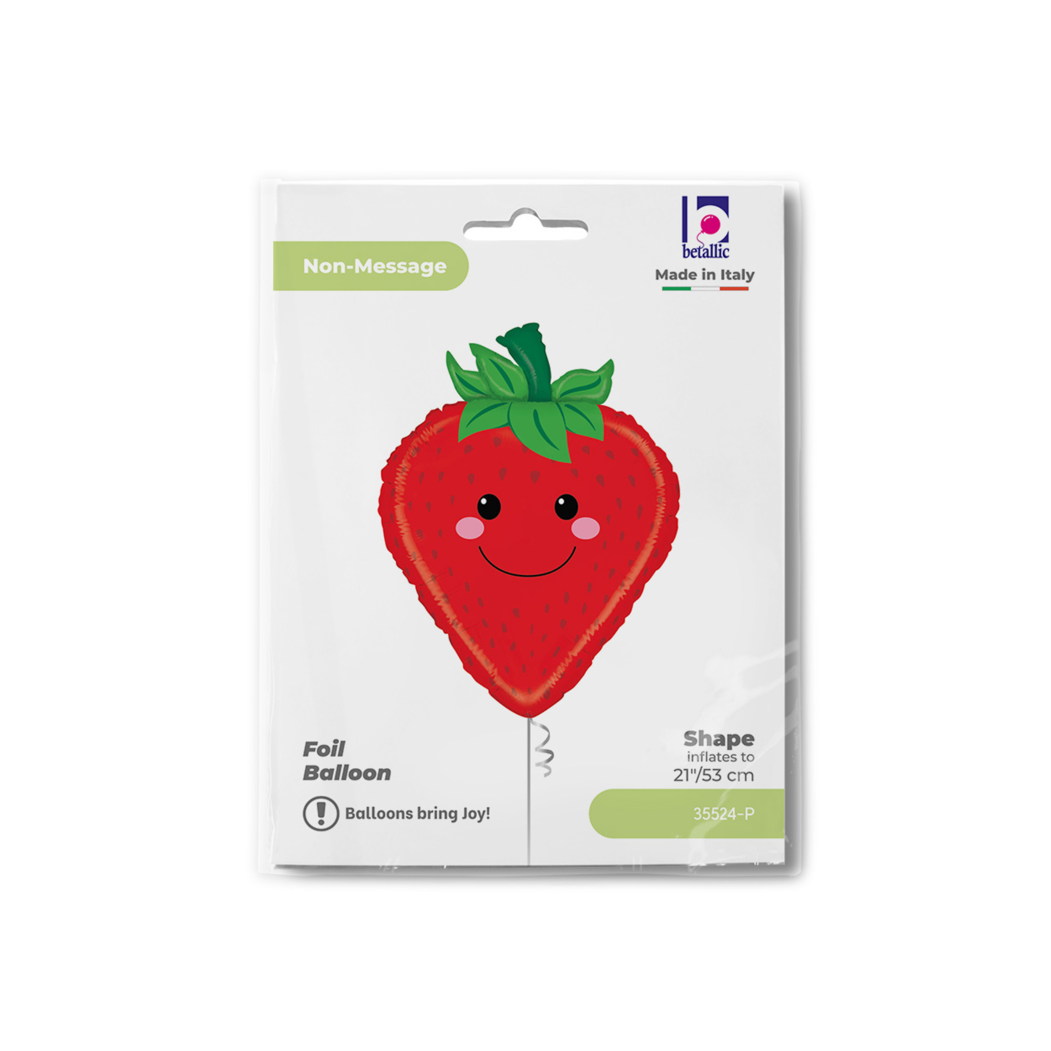 Folienballon Erdbeere -hey-Party.de- Folienballons -#Variante_