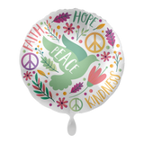 Folienballon "Faith, Hope & Kindness" -hey-Party.de- Folienballons -#Variante_