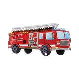 Folienballon Feuerwehrauto Firetruck -hey-Party.de- Folienballons -#Variante_