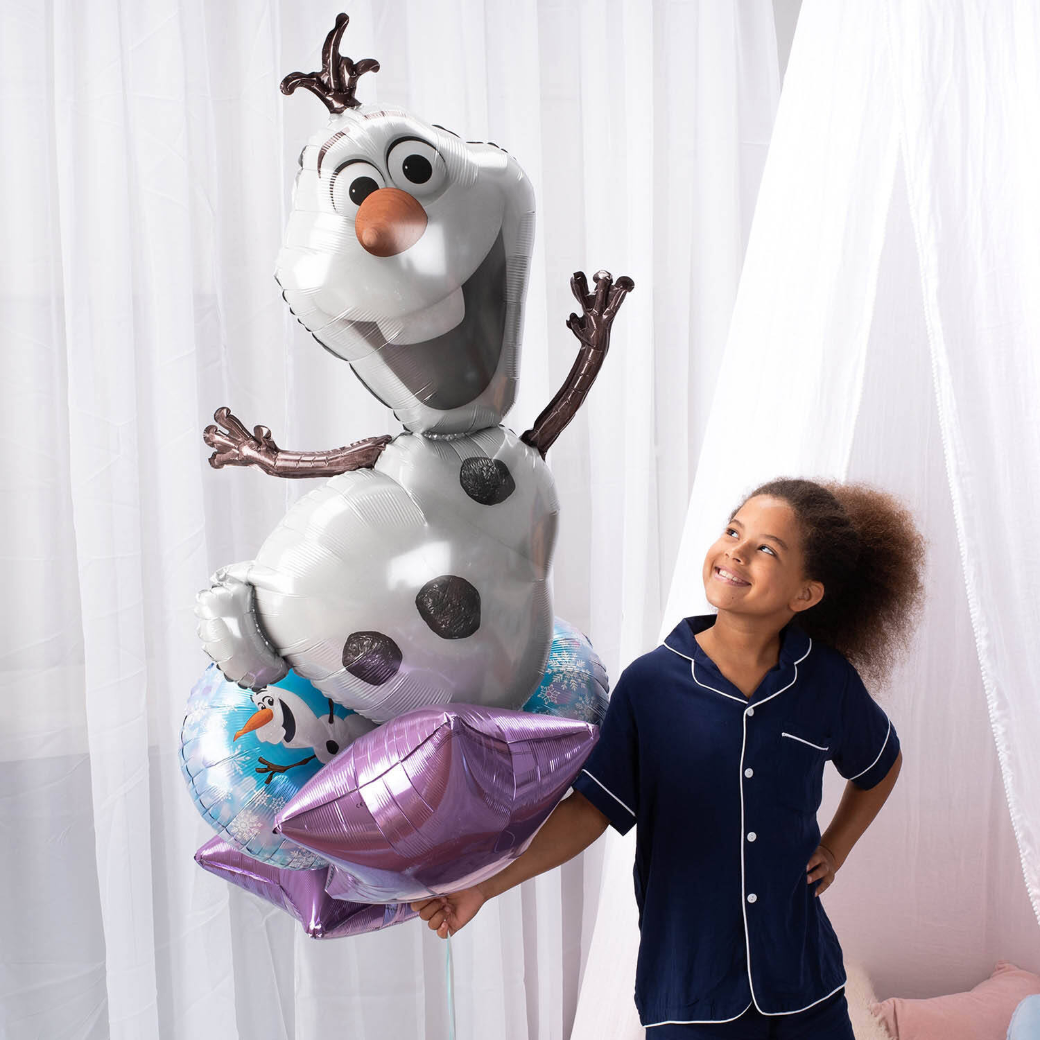 Folienballon Frozen Olaf, ca. 58x104 cm