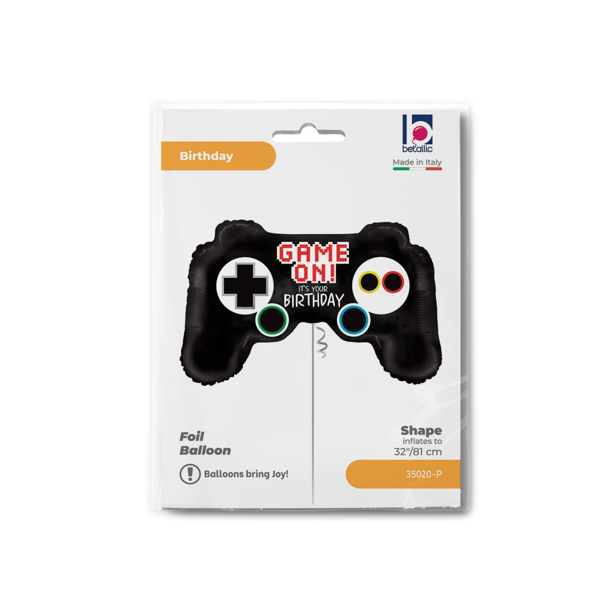 Folienballon Game Controller -hey-Party.de- Folienballons -#Variante_