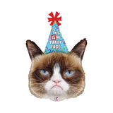 Folienballon Grumpy Cat Party Face -hey-Party.de- Folienballons -#Variante_