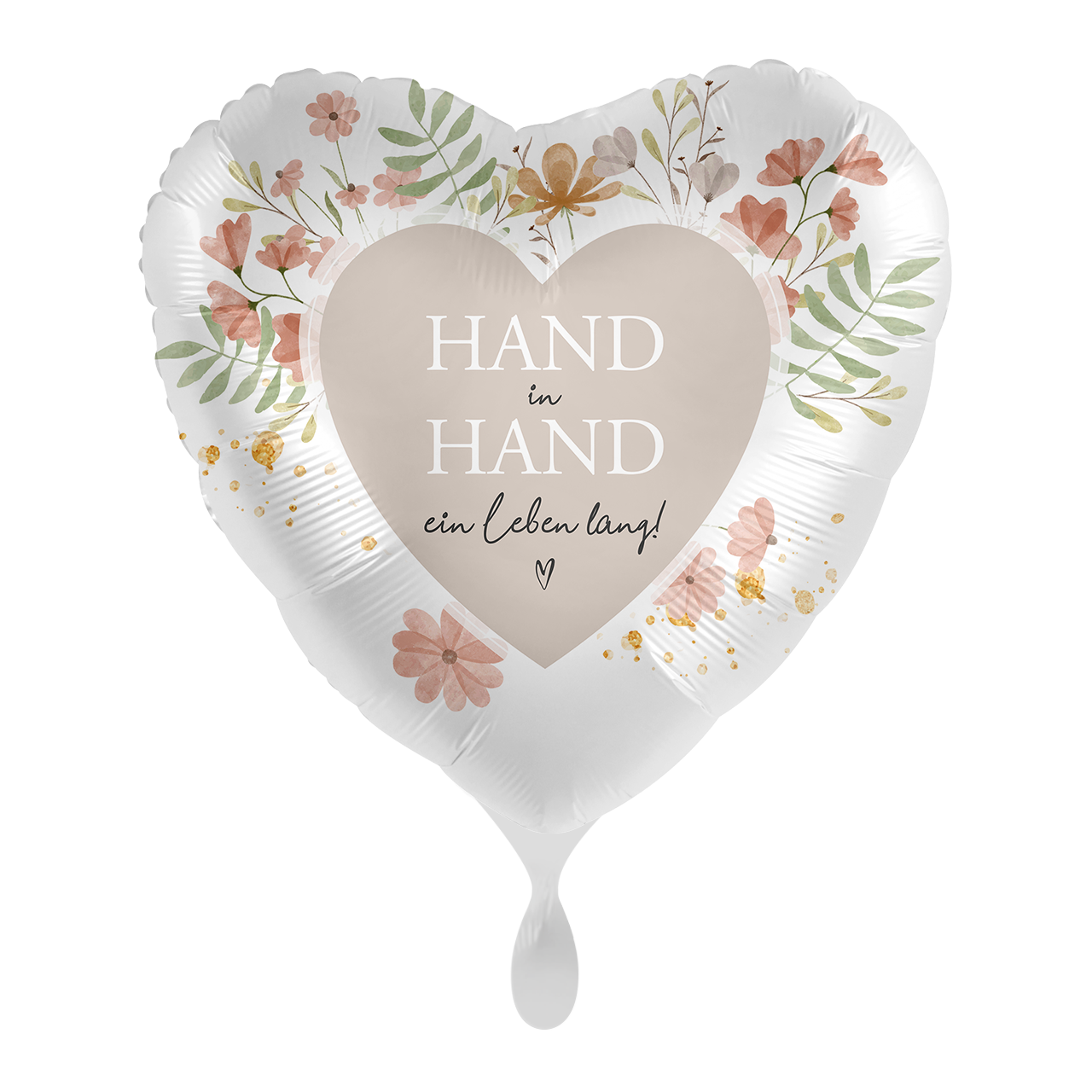 Folienballon "Hand in Hand..." -hey-Party.de- Folienballons -#Variante_
