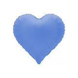 Folienballon Herz Matt Lotus Blau -hey-Party.de- Folienballons -#Variante_