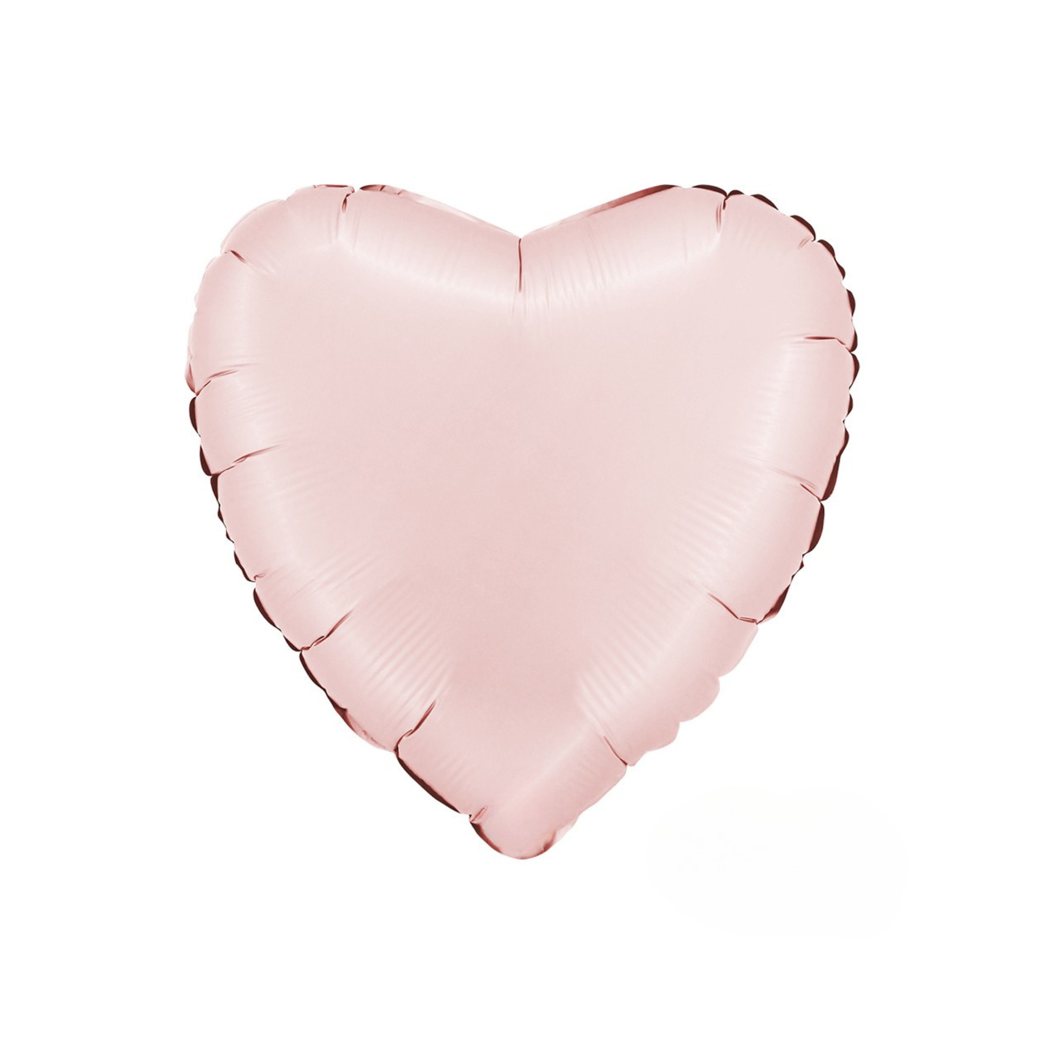 Folienballon Herz Rosa Satin