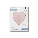 Folienballon Herz Rosa Satin
