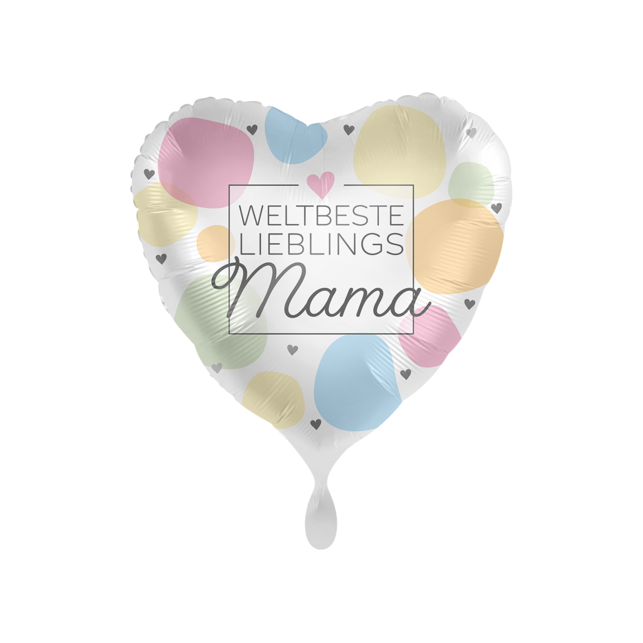 Folienballon Herz "Weltbeste Lieblingsmama" -hey-Party.de- Folienballons -#Variante_