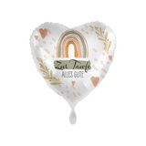 Folienballon Herz "Zur Taufe Alles Gute" -hey-Party.de- Folienballons -#Variante_