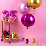 Folienballon Kugel Gold -hey-Party.de- Folienballons -#Variante_