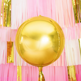 Folienballon Kugel Gold -hey-Party.de- Folienballons -#Variante_