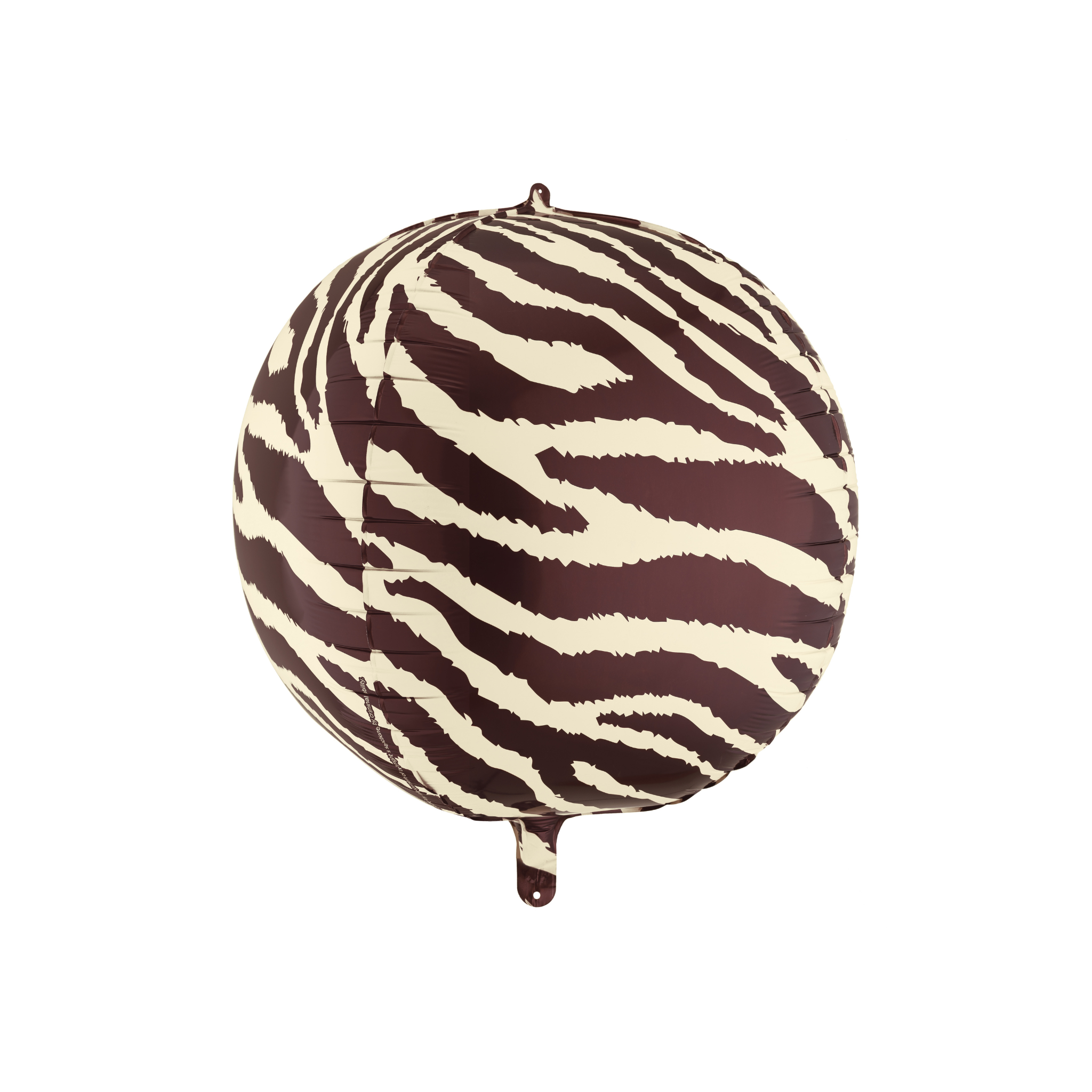 Folienballon Kugel Zebrastreifen -hey-Party.de- Folienballons -#Variante_