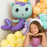 Folienballon Meerkatze Gabby´s Dollhouse -hey-Party.de- Folienballons -#Variante_