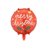 Folienballon "Merry Christmas" Rund -hey-Party.de- Folienballons -#Variante_