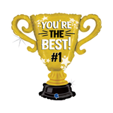 Folienballon Pokal "You´re the Best" -hey-Party.de- Folienballons -#Variante_