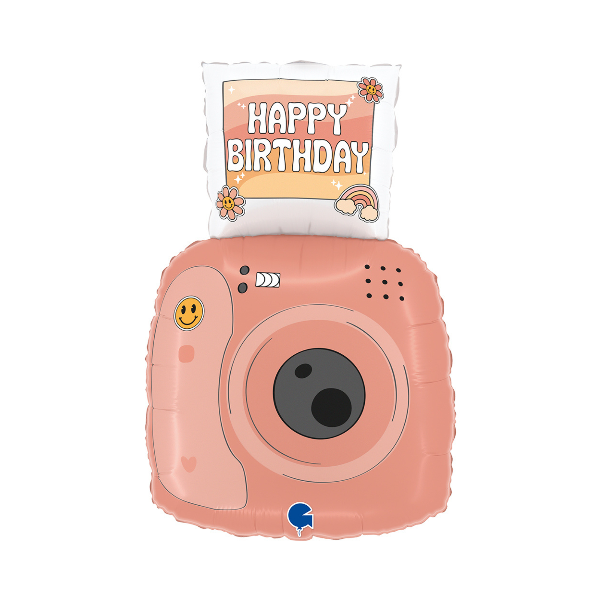 Folienballon Polaroid Kamera Happy Birthday -hey-Party.de- Mini Folienballons -#Variante_