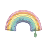 Folienballon Regenbogen Pastell Irisierend -hey-Party.de- Folienballons -#Variante_