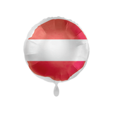 Folienballon Rund Flagge Österreich -hey-Party.de- Folienballons -#Variante_