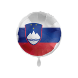 Folienballon Rund Flagge Slowenien -hey-Party.de- Folienballons -#Variante_