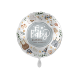 Folienballon Rund "Hi Baby", ca. 35 cm