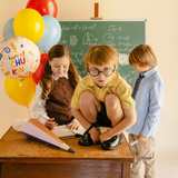 Folienballon Rund "Hurra! Schulkind" -hey-Party.de- Folienballons -#Variante_