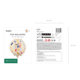 Folienballon Rund "Hurra! Schulkind" -hey-Party.de- Folienballons -#Variante_