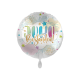 Folienballon Rund "Juhu! Bestanden!"