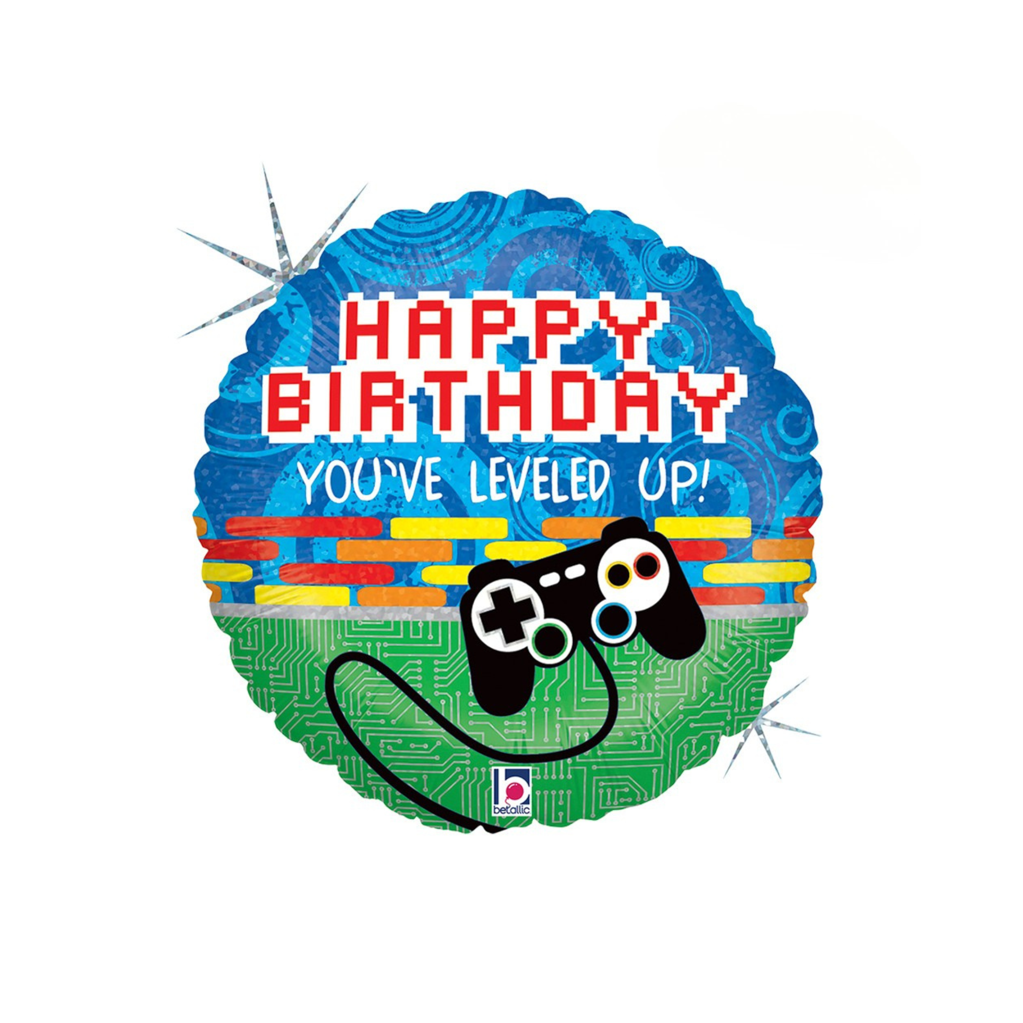 Folienballon "Level up" -hey-Party.de- Folienballons -#Variante_