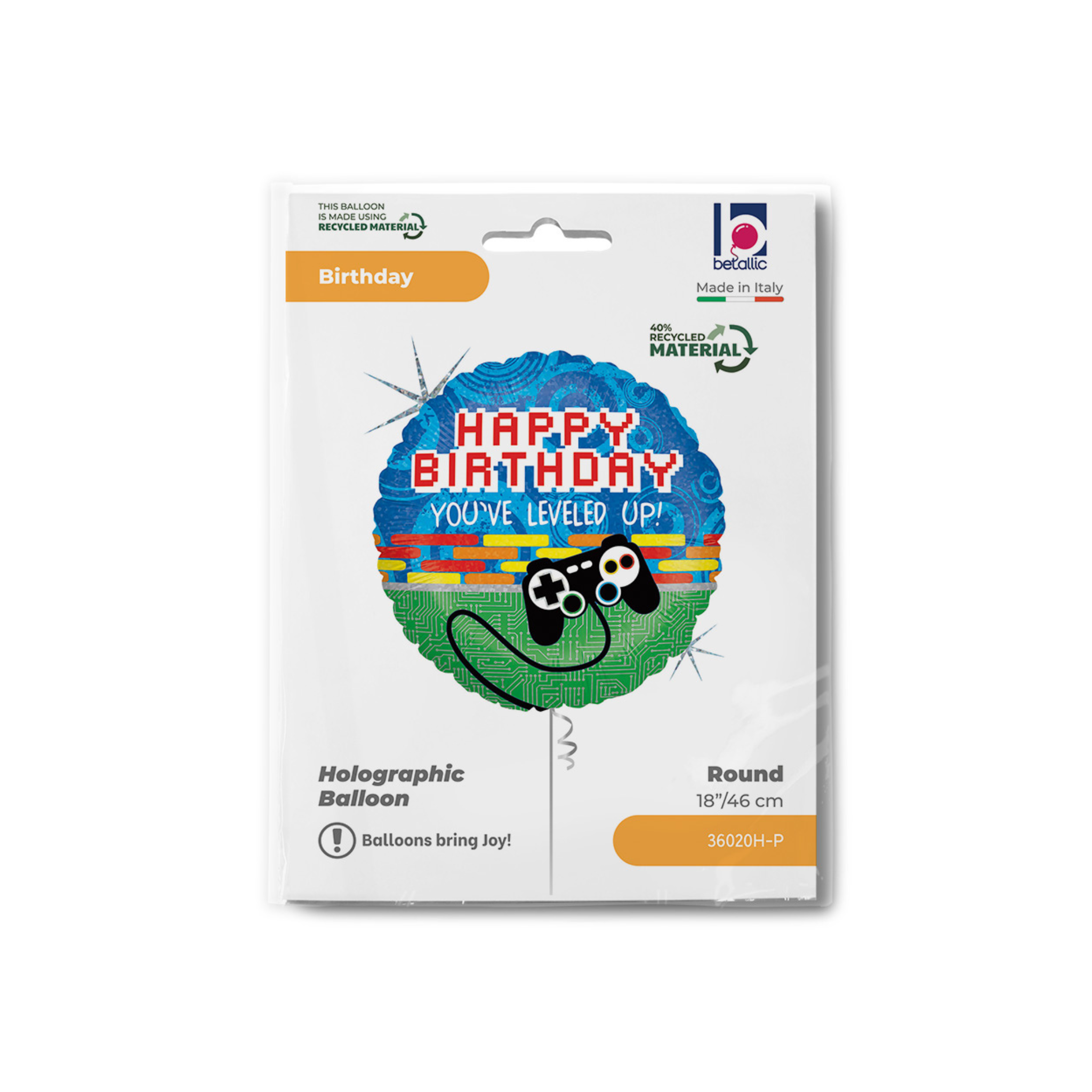 Folienballon "Level up" -hey-Party.de- Folienballons -#Variante_