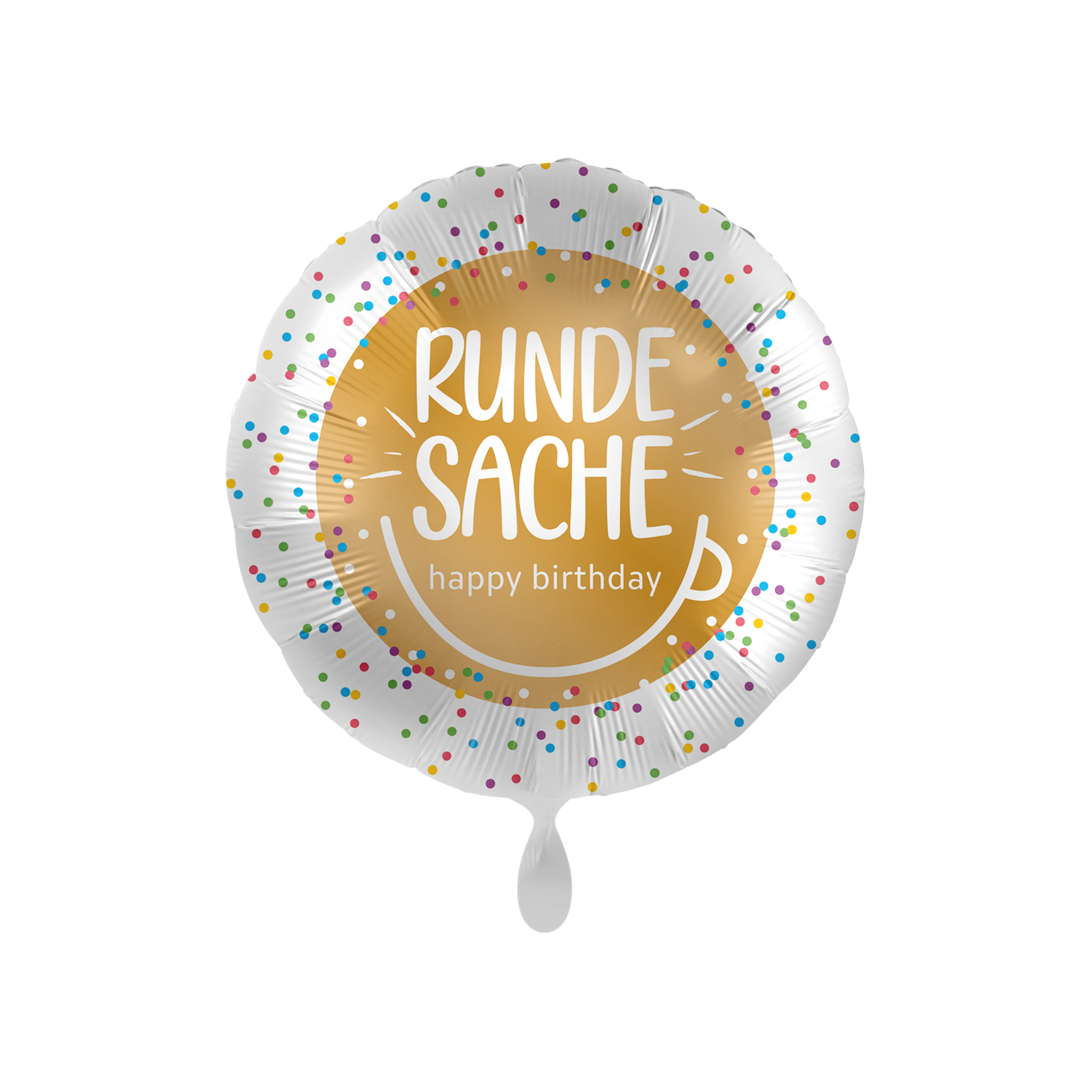 Folienballon Rund "Runde Sache" -hey-Party.de- Folienballons -#Variante_