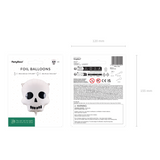 Folienballon Totenkopf -hey-Party.de- Folienballons -#Variante_
