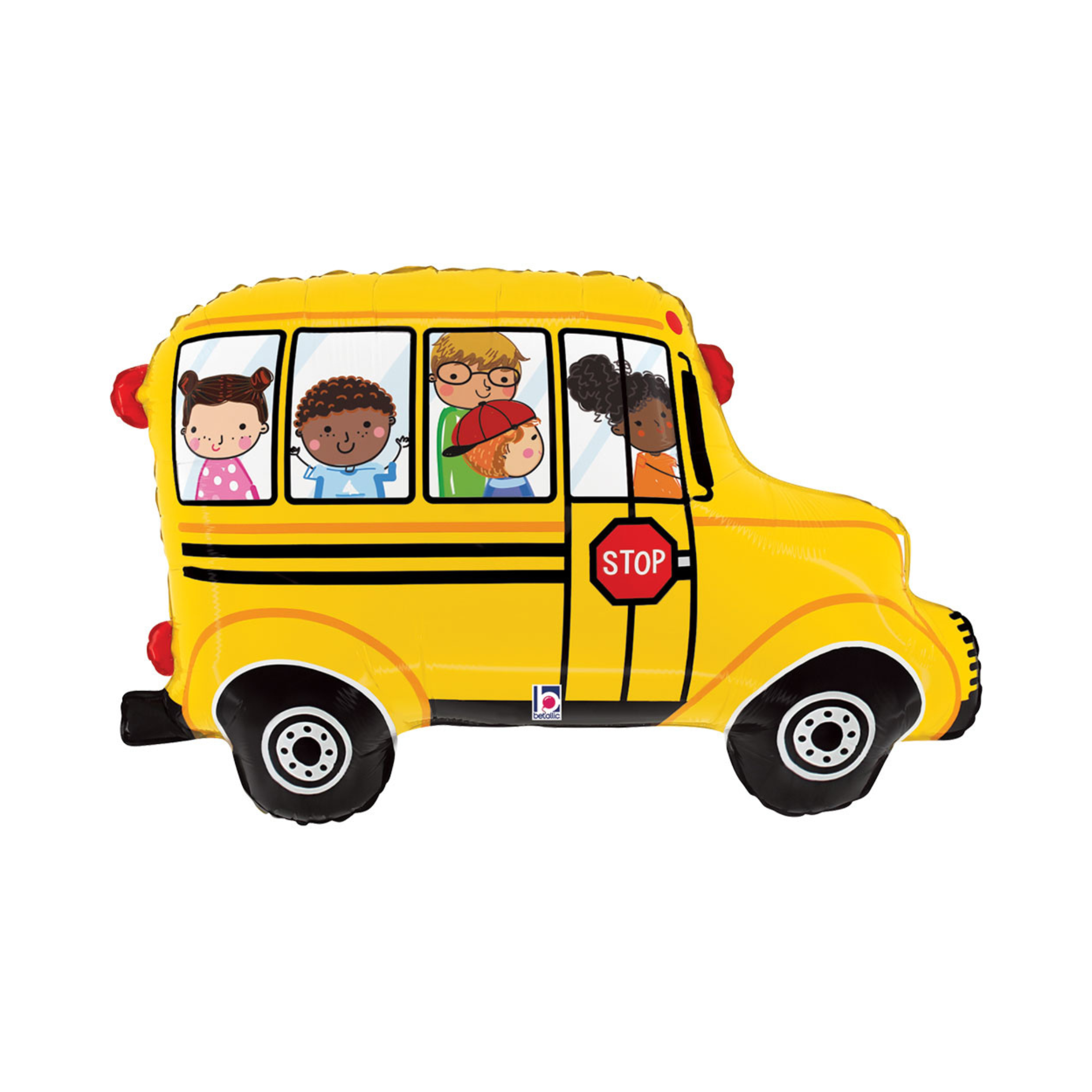 Folienballon Schulbus -hey-Party.de- Folienballons -#Variante_