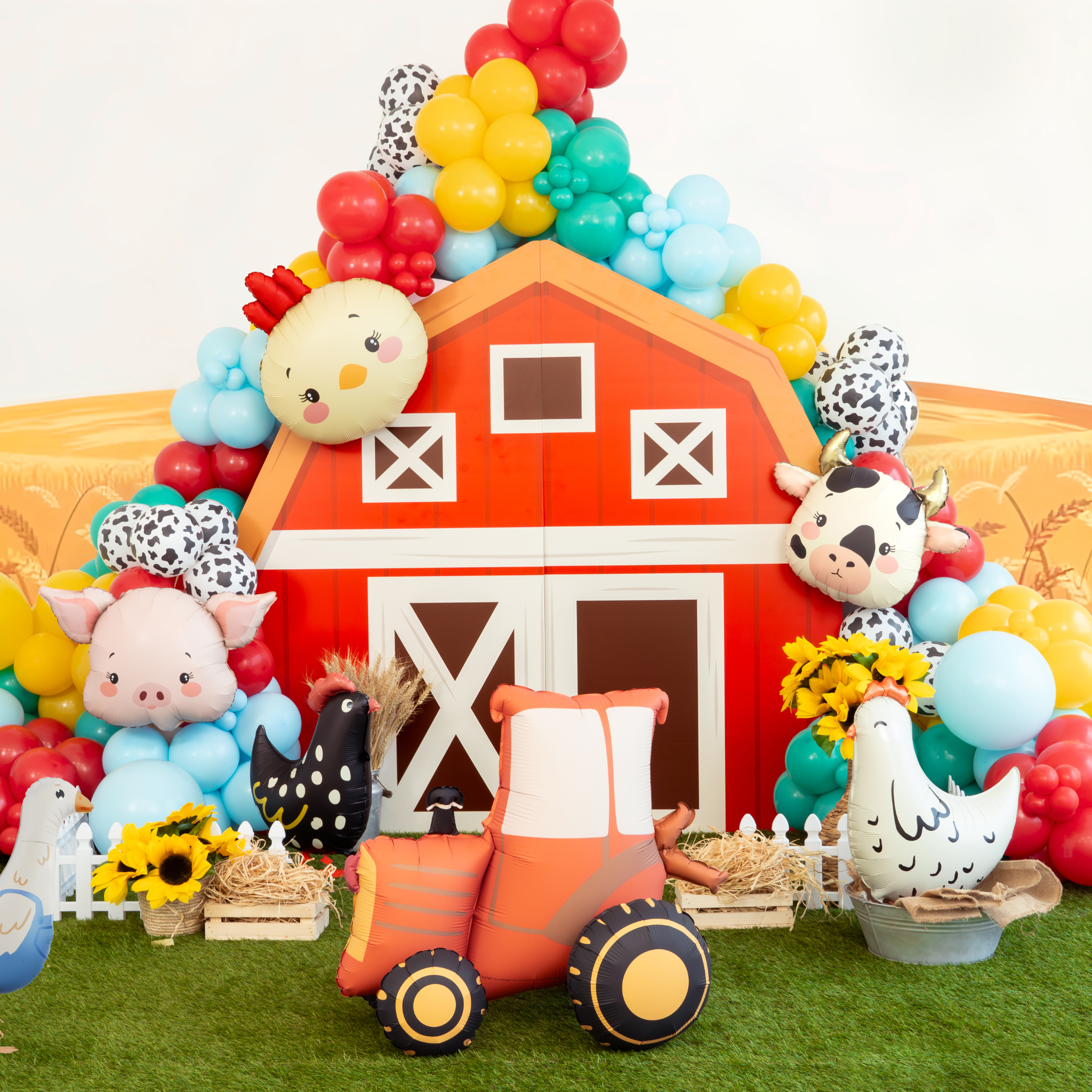Folienballon Schweinchen -hey-Party.de- Folienballons -#Variante_
