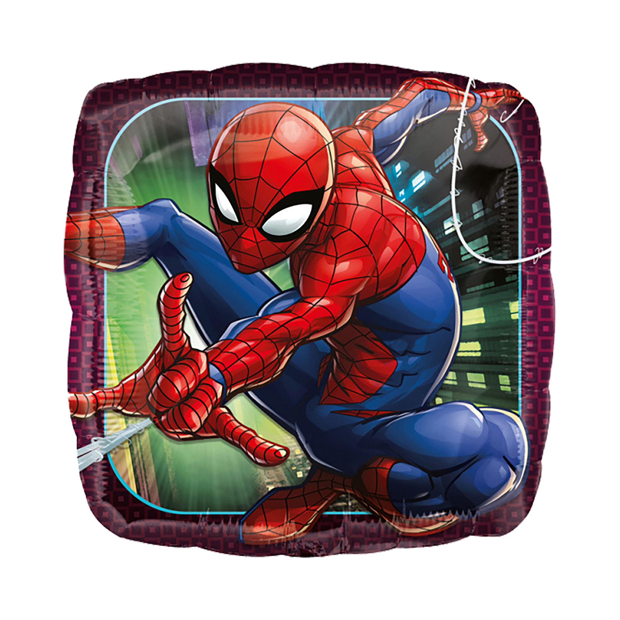 Folienballon Spider-Man Quadrat -hey-Party.de- Folienballons -#Variante_