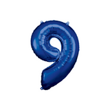 Folienballon XXL Zahl Dunkelblau -hey-Party.de- Folienballons -#Variante_ Zahl 9