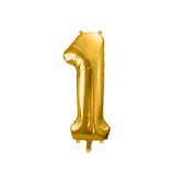 Folienballon XXL Zahl Gold -hey-Party.de- Folienballons -#Variante_ Zahl 1