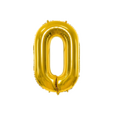 Folienballon XXL Zahl Gold -hey-Party.de- Folienballons -#Variante_ Zahl 0