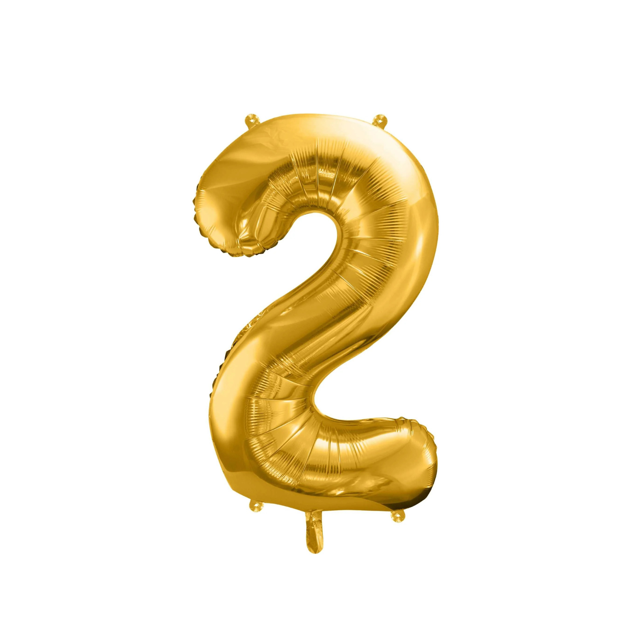 Folienballon XXL Zahl Gold -hey-Party.de- Folienballons -#Variante_ Zahl 2