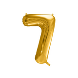 Folienballon XXL Zahl Gold -hey-Party.de- Folienballons -#Variante_ Zahl 7