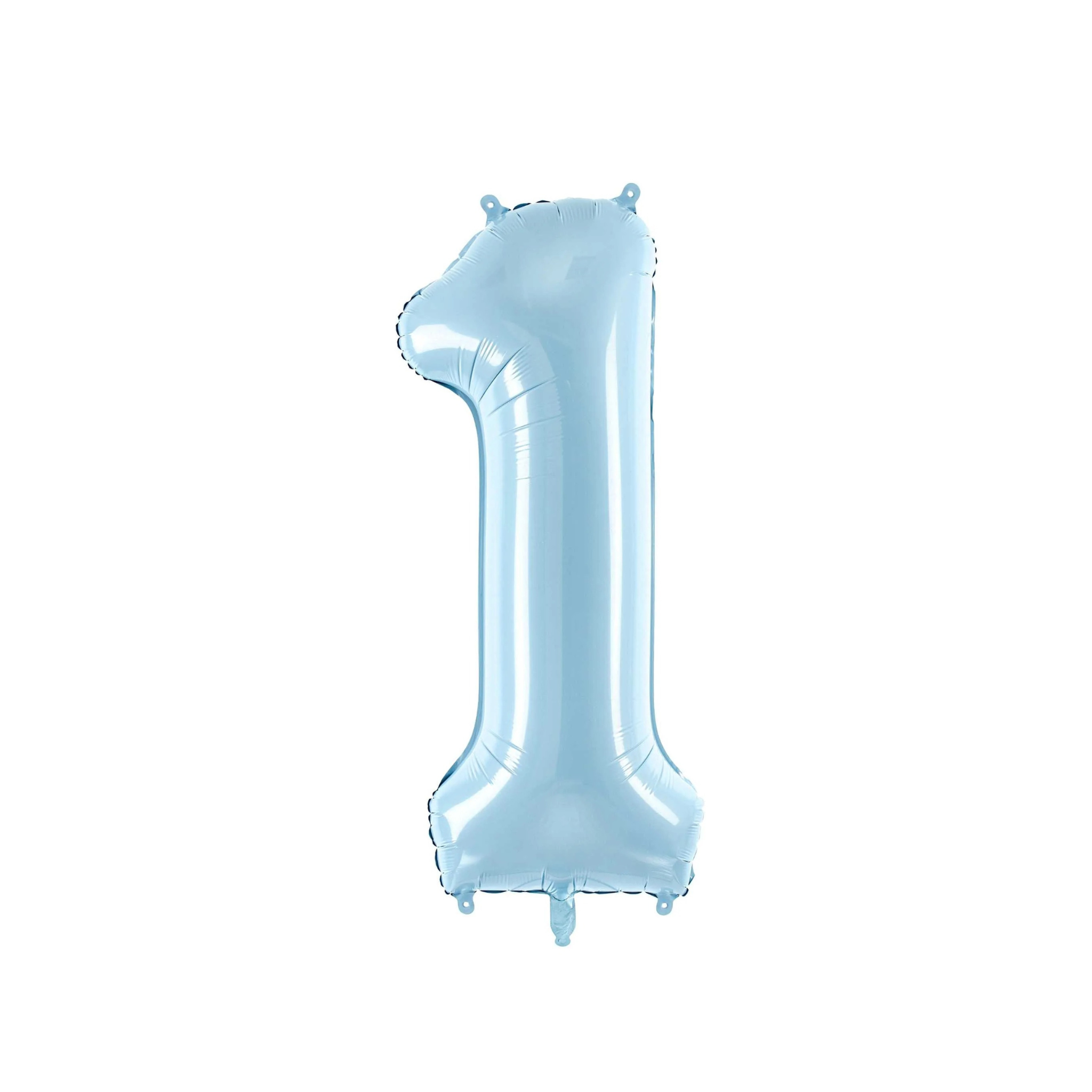 Folienballon XXL Zahl Hellblau -hey-Party.de- Folienballons -#Variante_ Zahl 1