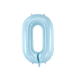 Folienballon XXL Zahl Hellblau -hey-Party.de- Folienballons -#Variante_ Zahl  0