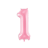Folienballon XXL Zahl Hellrosa -hey-Party.de- Folienballons -#Variante_ Zahl  1