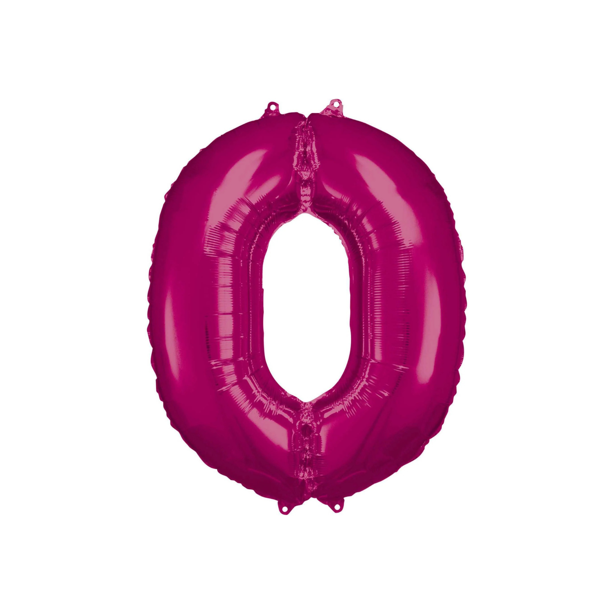 Folienballon XXL Zahl Pink -hey-Party.de- Folienballons -#Variante_ Zahl 0