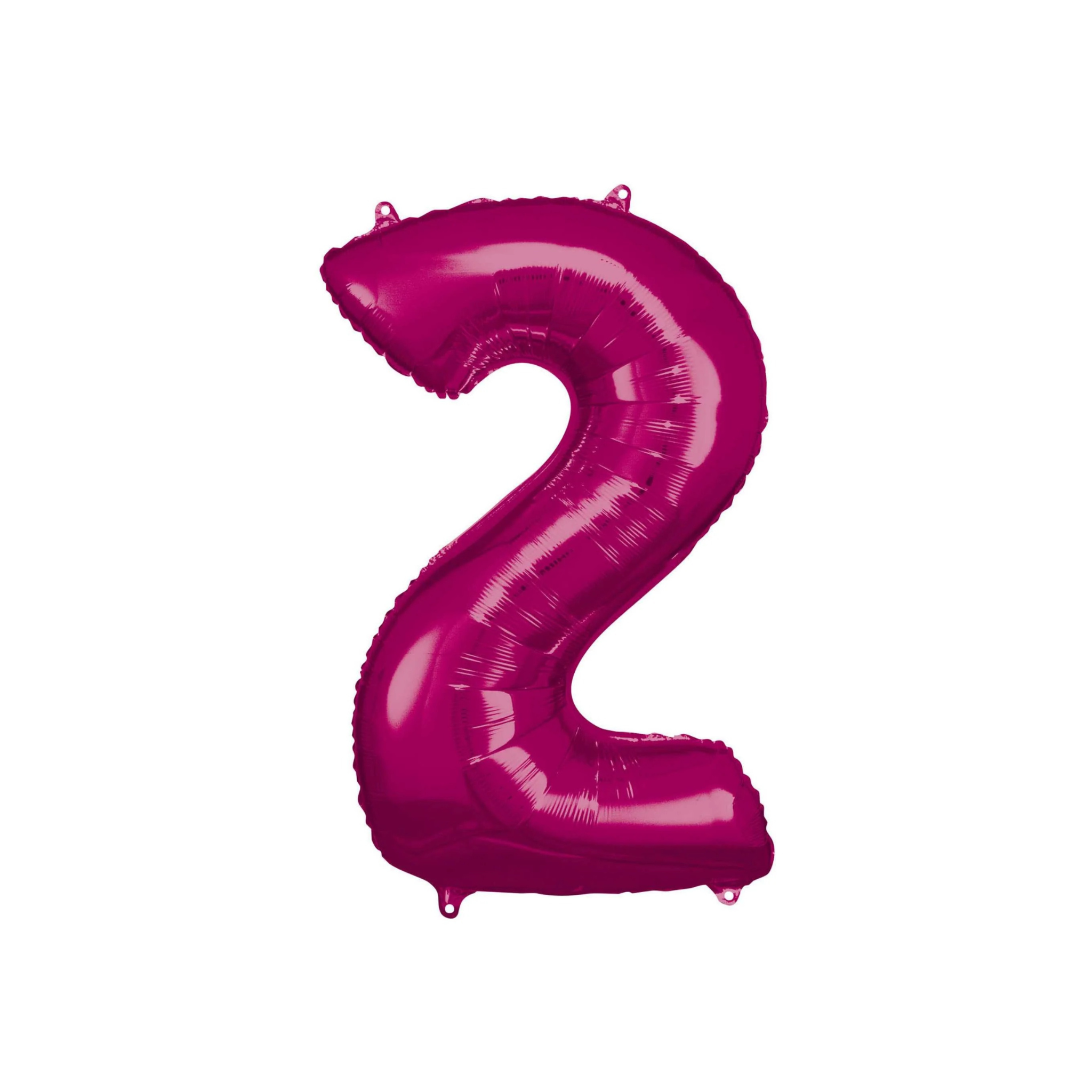 Folienballon XXL Zahl Pink -hey-Party.de- Folienballons -#Variante_ Zahl 2