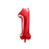 Folienballon XXL Zahl Rot -hey-Party.de- Folienballons -#Variante_ Zahl 1