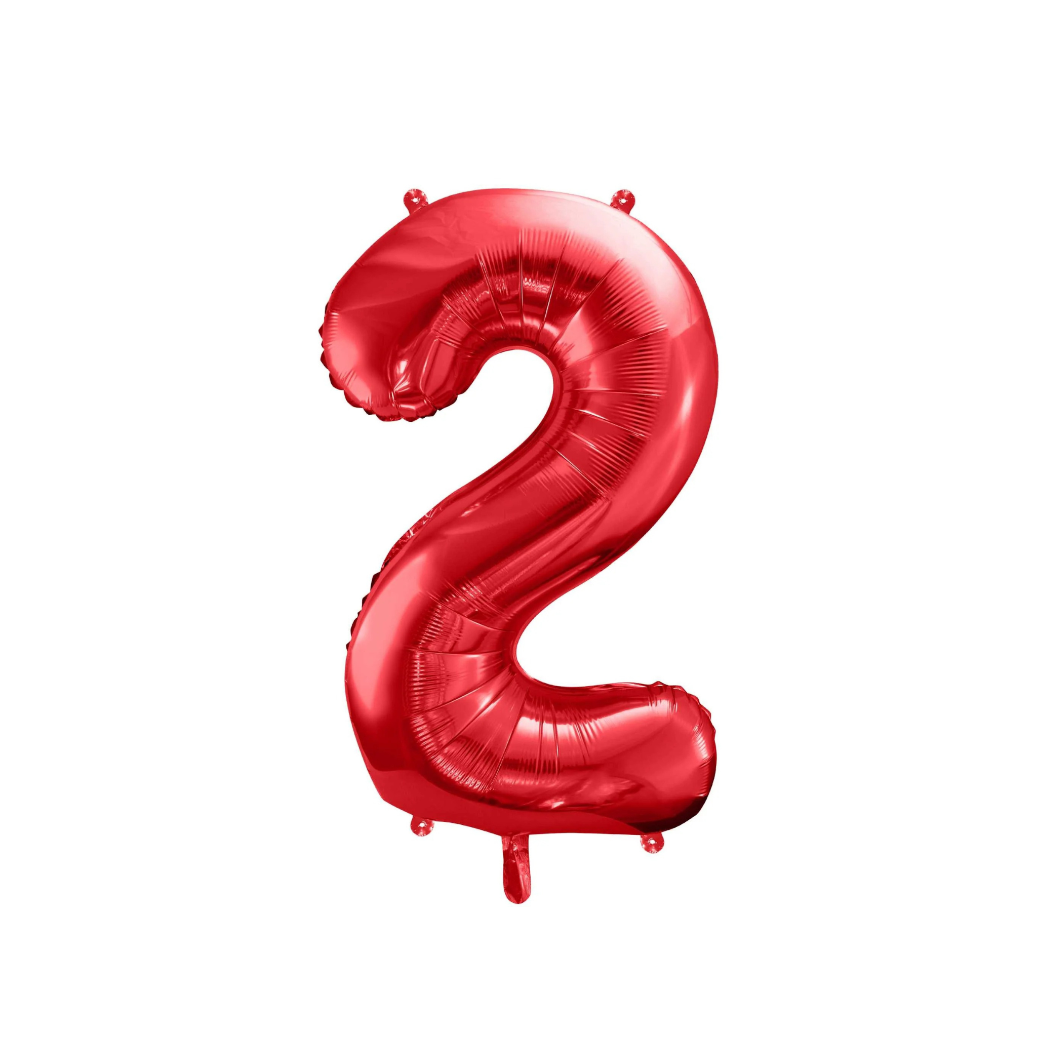 Folienballon XXL Zahl Rot -hey-Party.de- Folienballons -#Variante_ Zahl 2
