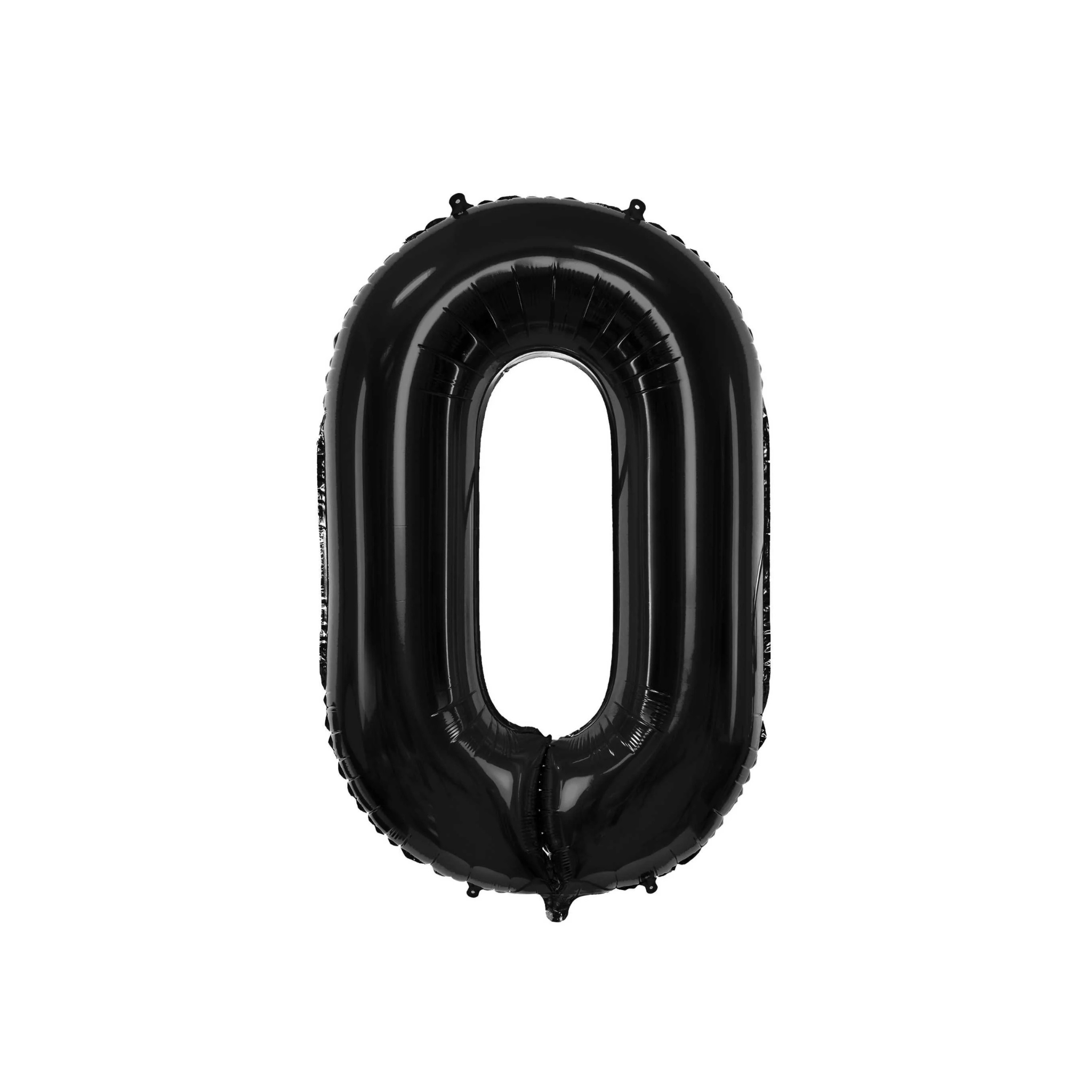 Folienballon XXL Zahl Schwarz -hey-Party.de- Folienballons -#Variante_ Zahl 0