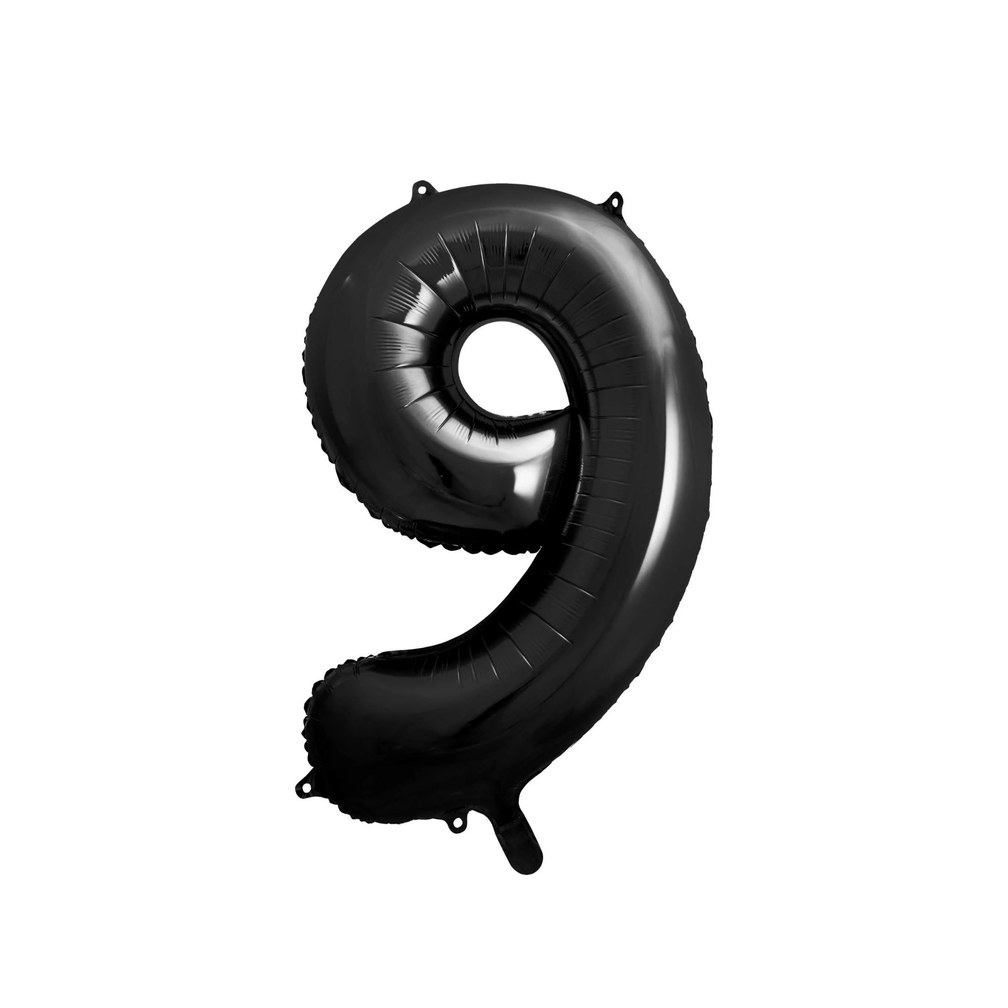 Folienballon XXL Zahl Schwarz -hey-Party.de- Folienballons -#Variante_ Zahl 9