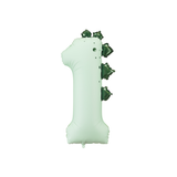 Folienballon Zahl 1 Dinosaurier