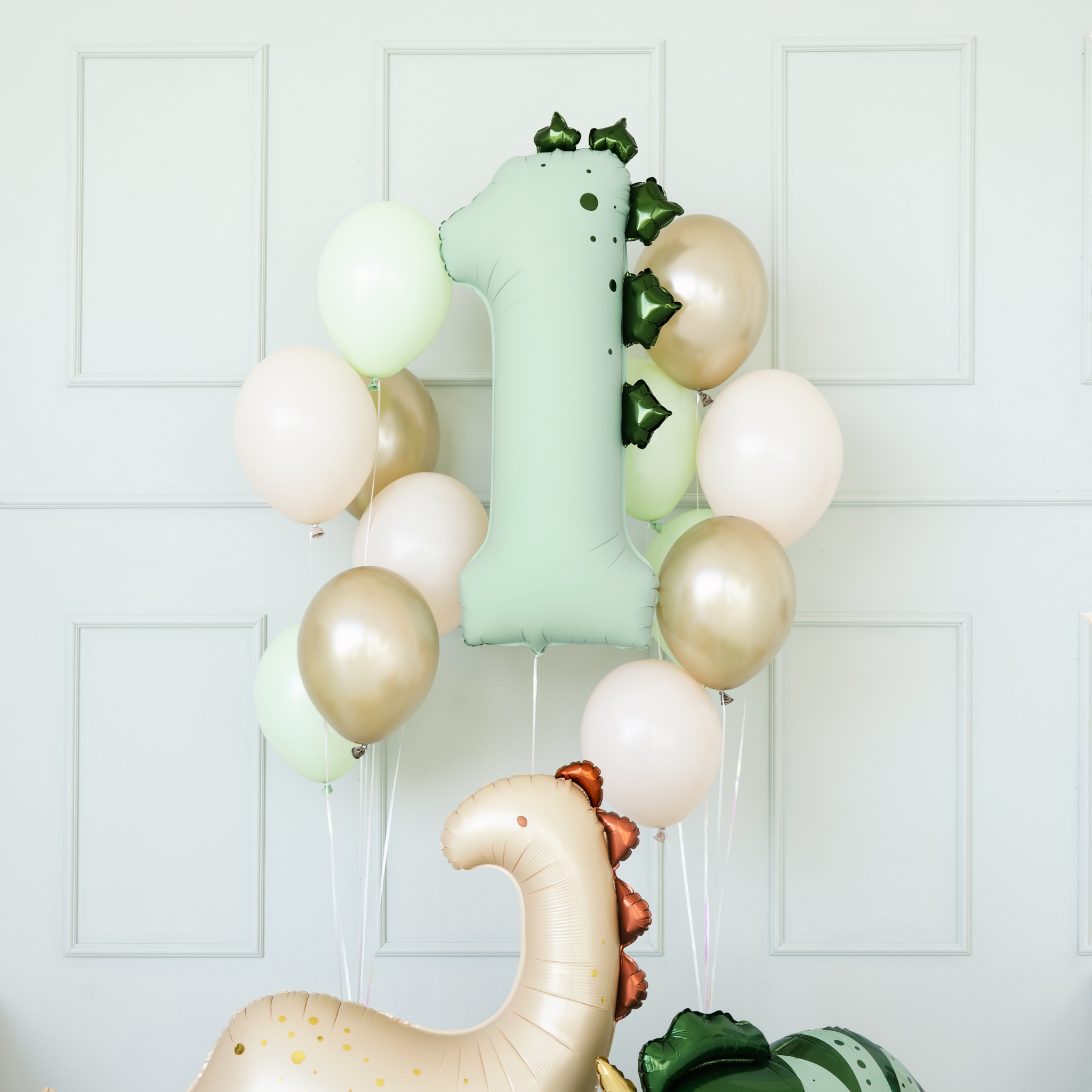 Folienballon Zahl 1 Dinosaurier -hey-Party.de- Folienballons -#Variante_
