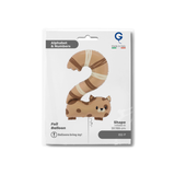 Folienballon Zahl "2" Katze Puppyloon